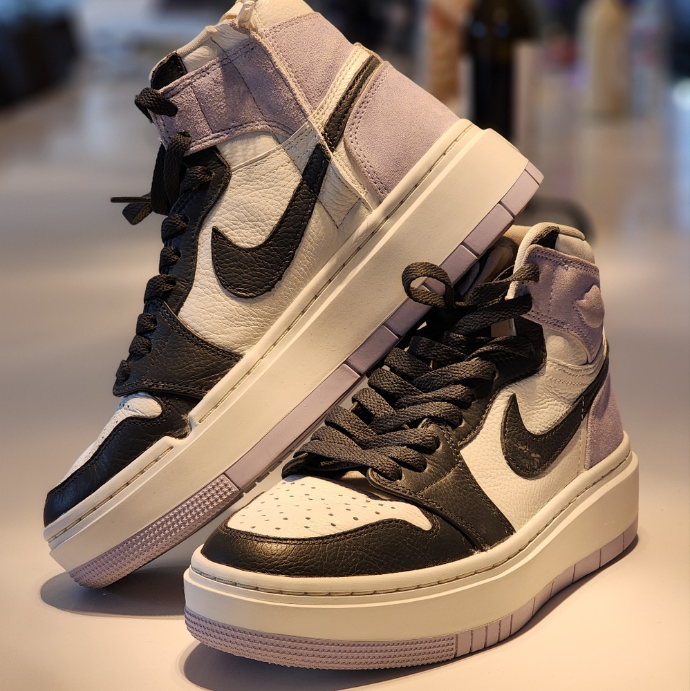 Nike Air Jordan 1 Elevate High Purple Grey Sneakers DN3253-500 Womens Size 8